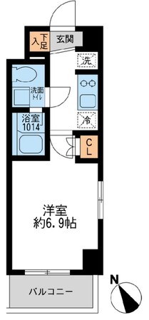 アーデン門前仲町の物件間取画像